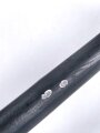 1.Weltkrieg Ersatzseitengewehr mit glattem Stahlgriff und Dillenbajonettklinge ,  ausgeprägte Laufkralle 17 mm , Klingenlänge 43,7 cm , Scheide nachgefertigt, komplett gespachtelt und nachlackiertes Stück, Drücker fest,