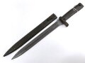 1.Weltkrieg,  Ersatzseitengewehr EB 12  mit Stahlgriff , Reinigungsloch,  mit ausgeprägter Laufkralle 17,5mm  und Klinge mit Hohlkehle, Klingenlänge 31cm, Originallack