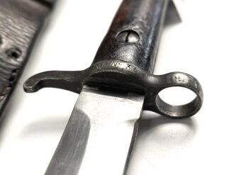 Schweden, Seitengewehr  Modell 1914 für Mauser 1894, im Koppelschuh