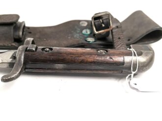 Schweden, Seitengewehr  Modell 1914 für Mauser 1894, im Koppelschuh