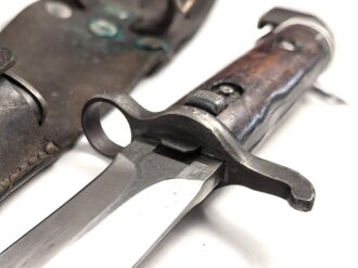 Schweden, Seitengewehr  Modell 1914 für Mauser 1894, im Koppelschuh