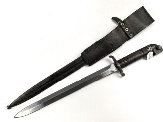 Schweden, Seitengewehr  Modell 1914 für Mauser 1894, im Koppelschuh