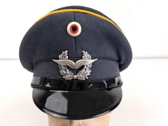 Bundeswehr, Schirmmütze für Angehörige der Luftwaffe, datiert 1974, Kopfgrösse 57