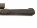 1.Weltkrieg, Faschinenmesser/Grabenmesser mit wuchtiger Klinge und Sägezahnung, Hersteller Friedrich Kottenhoff Waffenfabrik Gewelsberg in Westfalen, Laut Angaben des Vorbesitzers Württemberg, dies aber für mich nicht zu belegen