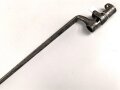 Bayern, Dillenbajonett Modell 1858 für Podewils-Lindner-Braunmühl Gewehr, 3- kantklinge, Gesamtlänge 61 cm, Waffennummer und Truppenstermpel,
