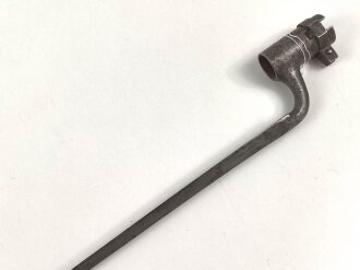 Preussen, Kaiserreich, Dillenbajonett Modell 1841 für Zündnadel Infanteriegewehr , Abnahmestempel, Waffennummer, Gesamtlänge 56 cm , Tüllen Innendurchmesser 21mm
