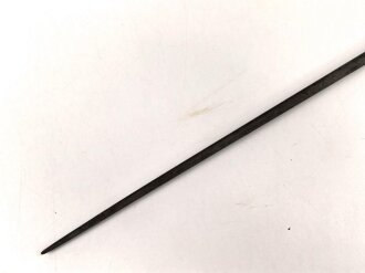 Preussen, Kaiserreich, Dillenbajonett Modell 1841 für Zündnadel Infanteriegewehr , Abnahmestempel, Waffennummer, Gesamtlänge 56 cm , Tüllen Innendurchmesser 21mm