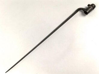 Preussen, Kaiserreich, Dillenbajonett Modell 1841 für Zündnadel Infanteriegewehr , Abnahmestempel, Waffennummer, Gesamtlänge 56 cm , Tüllen Innendurchmesser 21mm