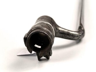 Preussen, Kaiserreich, Dillenbajonett Modell 1841 für Zündnadel Infanteriegewehr , Abnahmestempel, Waffennummer, Gesamtlänge 56 cm , Tüllen Innendurchmesser 21mm