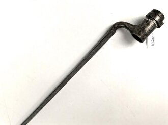 Preussen, Kaiserreich, Dillenbajonett Modell 1841 für Zündnadel Infanteriegewehr , Abnahmestempel, Waffennummer, Gesamtlänge 56 cm , Tüllen Innendurchmesser 21mm