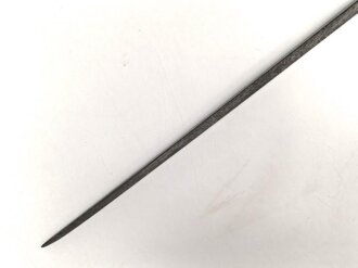 Preussen, Kaiserreich, Dillenbajonett Modell 1841 für Zündnadel Infanteriegewehr , Abnahmestempel, Waffennummer, Gesamtlänge 56 cm , Tüllen Innendurchmesser 21mm