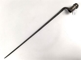 Preussen, Kaiserreich, Dillenbajonett Modell 1841 für Zündnadel Infanteriegewehr , Abnahmestempel, Waffennummer, Gesamtlänge 56 cm , Tüllen Innendurchmesser 21mm