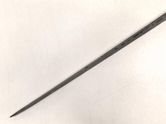 Preussen, Kaiserreich, Dillenbajonett Modell 1841 für Zündnadel Infanteriegewehr , Abnahmestempel, Waffennummer, Gesamtlänge 56,5 cm , Tüllen Innendurchmesser 21mm
