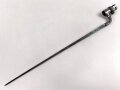 Preussen, Kaiserreich, Dillenbajonett Modell 1841 für Zündnadel Infanteriegewehr , Abnahmestempel, Waffennummer, Gesamtlänge 56,5 cm , Tüllen Innendurchmesser 21mm