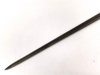 Preussen, Kaiserreich, Dillenbajonett Modell 1862  für Zündnadel Infanteriegewehr Dreyse Sömmerda 1862, Abnahmestempel, Waffennummer, Gesamtlänge 58 cm , Tüllen- Innendurchmesser 21mm, Tüllenlänge 71 mm,
