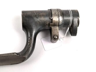 Preussen, Kaiserreich, Dillenbajonett Modell 1862  für Zündnadel Infanteriegewehr Dreyse Sömmerda 1862, Abnahmestempel, Waffennummer, Gesamtlänge 58 cm , Tüllen- Innendurchmesser 21mm, Tüllenlänge 71 mm,