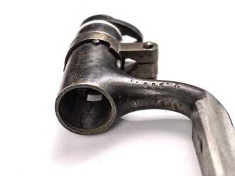 Preussen, Kaiserreich, Dillenbajonett Modell 1862  für Zündnadel Infanteriegewehr Dreyse Sömmerda 1862, Abnahmestempel, Waffennummer, Gesamtlänge 58 cm , Tüllen- Innendurchmesser 21mm, Tüllenlänge 71 mm,