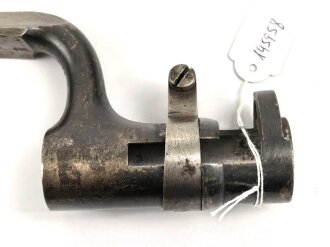 Preussen, Kaiserreich, Dillenbajonett Modell 1862  für Zündnadel Infanteriegewehr Dreyse Sömmerda 1862, Abnahmestempel, Waffennummer, Gesamtlänge 58 cm , Tüllen- Innendurchmesser 21mm, Tüllenlänge 71 mm,