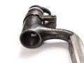Preussen, Kaiserreich, Dillenbajonett Modell 1862  für Zündnadel Infanteriegewehr Dreyse Sömmerda 1862, Abnahmestempel, Waffennummer, Gesamtlänge 58 cm , Tüllen- Innendurchmesser 21mm, Tüllenlänge 71 mm,