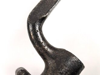 Preussen, Kaiserreich, Dillenbajonett Modell 1862  für Zündnadel Infanteriegewehr Dreyse Sömmerda 1862,  Waffennummer, Gesamtlänge 58 cm , Tüllen- Innendurchmesser 21mm, Tüllenlänge 71 mm, Korrossionsspuren