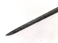 Preussen, Kaiserreich, Dillenbajonett Modell 1862  für Zündnadel Infanteriegewehr Dreyse Sömmerda 1862,  Waffennummer, Gesamtlänge 58 cm , Tüllen- Innendurchmesser 21mm, Tüllenlänge 71 mm, Korrossionsspuren