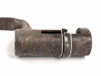 Preussen, Kaiserreich, Dillenbajonett Modell 1862  für Zündnadel Infanteriegewehr Dreyse Sömmerda 1862,  Waffennummer, Abnahmestempel, Gesamtlänge 58 cm , Tüllen- Innendurchmesser 21mm, Tüllenlänge 71 mm, Sperring fehlt