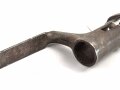 Preussen, Kaiserreich, Dillenbajonett Modell 1862  für Zündnadel Infanteriegewehr Dreyse Sömmerda 1862,  Waffennummer, Abnahmestempel, Gesamtlänge 58 cm , Tüllen- Innendurchmesser 21mm, Tüllenlänge 71 mm, Sperring fehlt