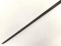Preussen, Kaiserreich, Dillenbajonett Modell 1862  für Zündnadel Infanteriegewehr Dreyse Sömmerda 1862,  Waffennummer, Abnahmestempel, Gesamtlänge 58 cm , Tüllen- Innendurchmesser 21mm, Tüllenlänge 71 mm, Sperring fehlt