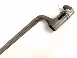 Preussen, Kaiserreich, Dillenbajonett Modell 1862  für Zündnadel Infanteriegewehr Dreyse Sömmerda 1862,   Gesamtlänge 58 cm , Tüllen- Innendurchmesser 21mm, Tüllenlänge 71 mm, Sperring fehlt, gereinigt