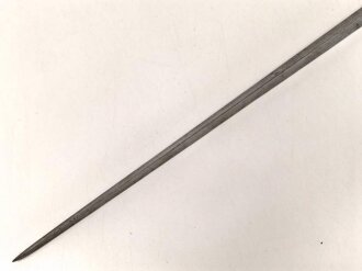 Preussen, Kaiserreich, Dillenbajonett Modell 1862  für Zündnadel Infanteriegewehr Dreyse Sömmerda 1862,   Gesamtlänge 58 cm , Tüllen- Innendurchmesser 21mm, Tüllenlänge 71 mm, Sperring fehlt, gereinigt