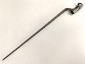 Preussen, Kaiserreich, Dillenbajonett Modell 1862  für Zündnadel Infanteriegewehr Dreyse Sömmerda 1862,   Gesamtlänge 58 cm , Tüllen- Innendurchmesser 21mm, Tüllenlänge 71 mm, Sperring fehlt, gereinigt
