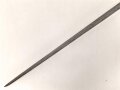 Preussen, Kaiserreich, Dillenbajonett Modell 1862  für Zündnadel Infanteriegewehr Dreyse Sömmerda 1862,   Gesamtlänge 58 cm , Tüllen- Innendurchmesser 21mm, Tüllenlänge 71 mm, Sperring fehlt, gereinigt