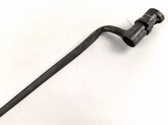 Frankreich, Dillenbajonett, Modell 1777 , Gesamtlänge 46 cm , Innendurchmesser der Tülle 22 mm,, Tüllenlänge 6,7 cm