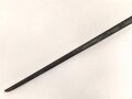 U.S. Army , Dillenbajonett Modell 1882  für Lee Gewehr der Marine, 3- kantklinge, Gesamtlänge 52,6 cm, Tüllendurchmesser 22 mm , Tüllenlänge 67,5 mm,  keinerlei Markierungen