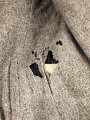 Luftwaffe, schwerer Wintermantel für Mannschaften der Flak. Kammerstück in gutem Gesamtzustand