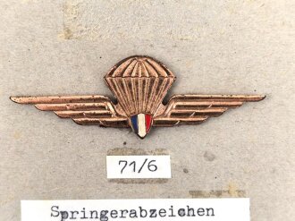 Panama, Sammlung Fallschirmjäger abzeichen und Abzeichen, teils auf Karton getackert