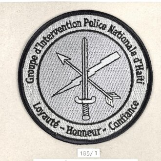 Haiti, Sammlung Ärmelabzeichen der Polizei, auf...