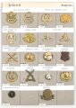 Irland, Sammlung verschiedener Kragenabzeichen