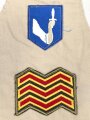 Irland, Armbinde für den Oberarm " Western Command " auf Karton getackert