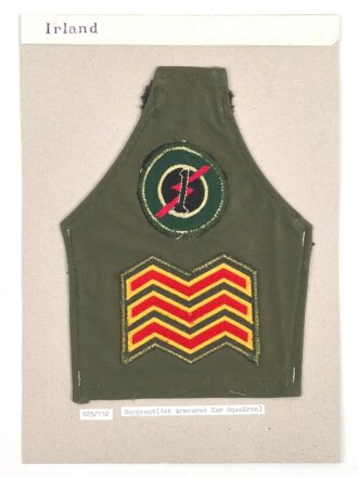 Irland, Armbinde für den Oberarm " 1st Armoured...