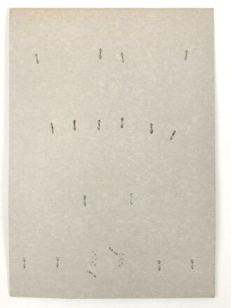 Irland, Sammlung Mützenabzeichen und Rangabzeichen Heer, auf Karton getackert