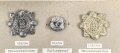 Irland, Sammlung Mützenabzeichen und Kragenabzeichen Polizei, teils auf Karton getackert