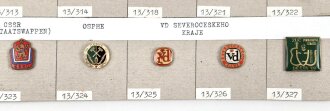 Tschechoslowakei, Sammlung verschiedener Klein Abzeichen