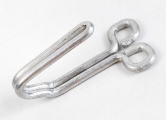 Koppelhaken für eine Feldbluse der Wehrmacht, Aluminium