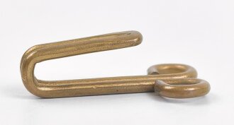 Koppelhaken für eine Feldbluse für Offiziere der Wehrmacht, Buntmetall 31mm