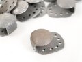 Schoßknopf Eisen, feldgrau lackiert, sie erhalten ein (1 ) Stück