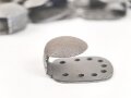 Schoßknopf Eisen, feldgrau lackiert, sie erhalten ein (1 ) Stück