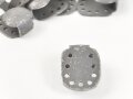 Schoßknopf Eisen, feldgrau lackiert, sie erhalten ein (1 ) Stück