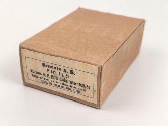 Patronenschachtel Wehrmacht für 15 Schluss 8x57 zum K98