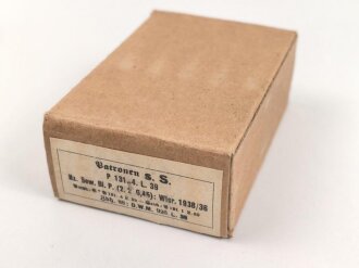 Patronenschachtel Wehrmacht für 15 Schluss 8x57 zum K98